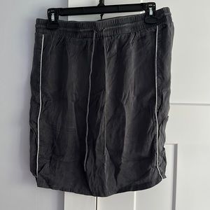 Gray Joe, fresh, soft satin skirt